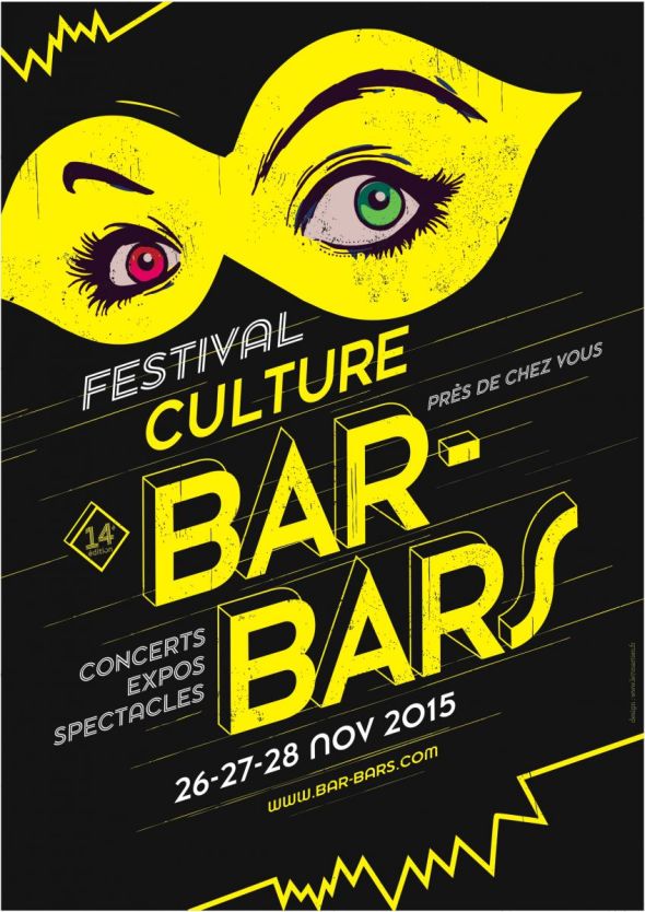 Affiche festival Culture Bar-Bars 2015